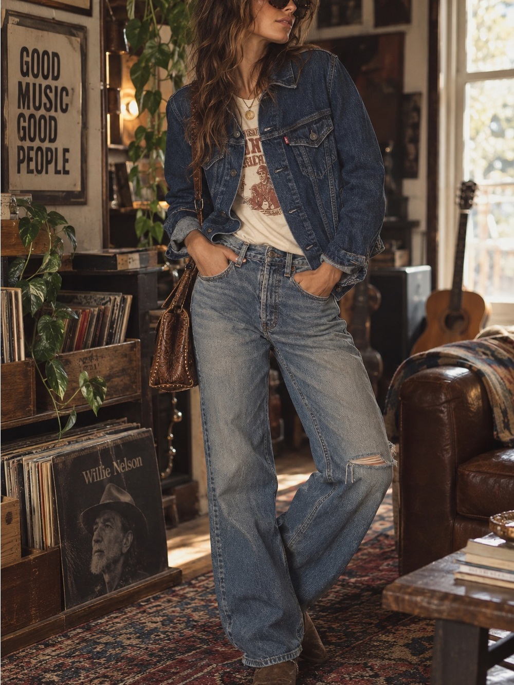Vintage Levi's Dark Blue Denim Jacket